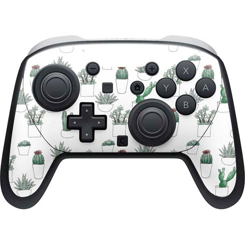 Succulent Pattern Nintendo Skins