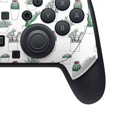 Succulent Pattern Nintendo Switch 2 (2025) Pro Controller Skin