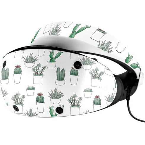 Succulent Pattern PlayStation VR2 Skin