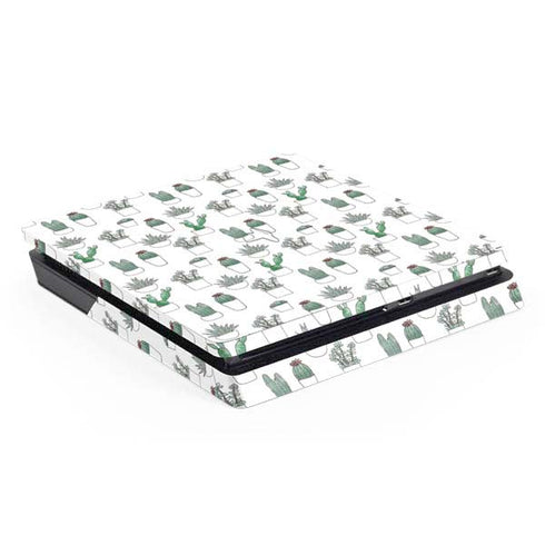 Succulent Pattern PS4 Slim Skin