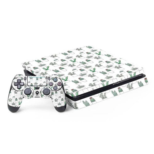 Succulent Pattern PlayStation PS4 Skins