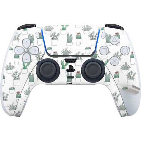 Succulent Pattern PS5 Pro Disk Bundle Skin