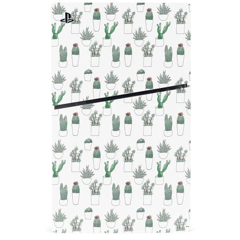 Succulent Pattern PS5 Slim Digital Edition Console Skin