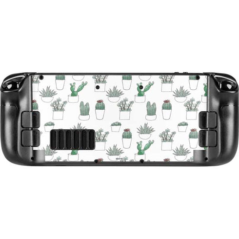 Succulent Pattern Steam Deck Handheld Gaming Computer Skin