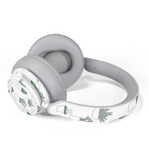Succulent Pattern Surface Headphones Skin