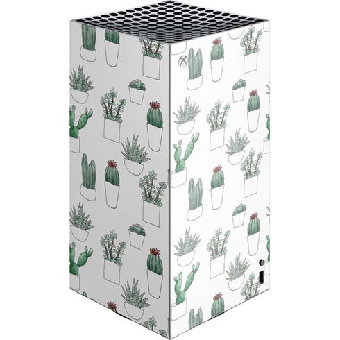 Succulent Pattern XBox Series X Digital Edition Console Skin