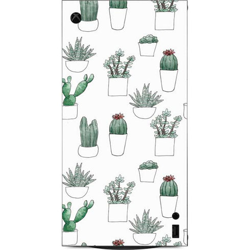 Succulent Pattern XBox Series X Digital Edition Console Skin
