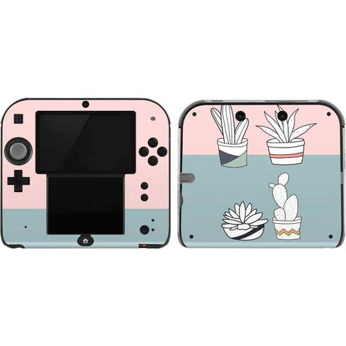 Succulent Sketch Nintendo Skins