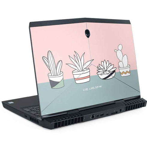 Succulent Sketch Dell Alienware Skin