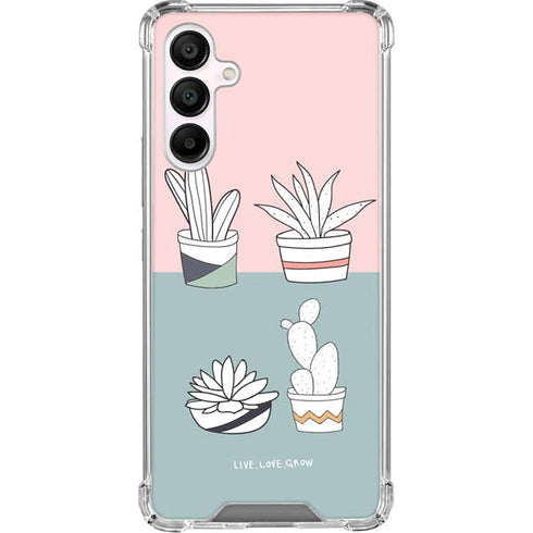 Succulent Sketch Galaxy A16 5G Clear Case