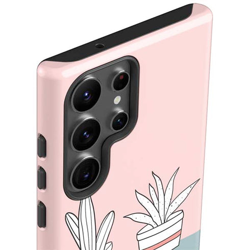 Succulent Sketch Galaxy S23 Ultra Pro Case