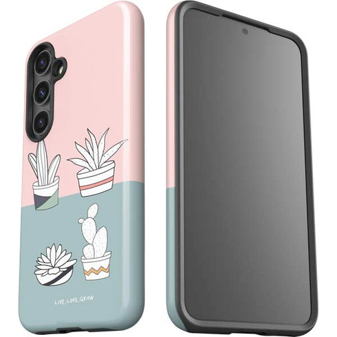 Succulent Sketch Galaxy S25 Plus Impact Case