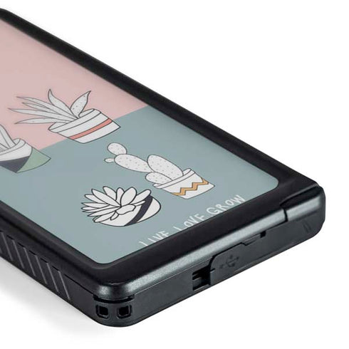 Succulent Sketch Galaxy S24 Ultra Waterproof Case