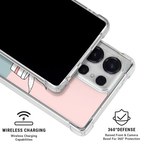 Succulent Sketch Galaxy S25 Ultra Clear Case