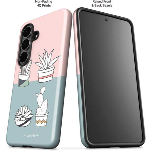 Succulent Sketch Galaxy S26 Plus Impact Case