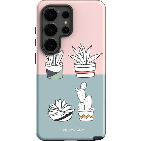 Succulent Sketch Galaxy S26 Ultra Impact Case