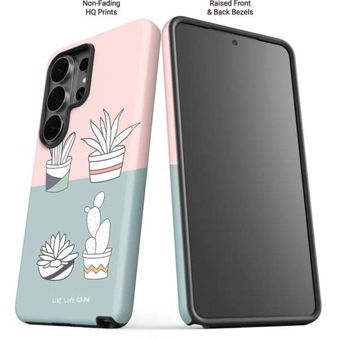 Succulent Sketch Galaxy S26 Ultra Impact Case