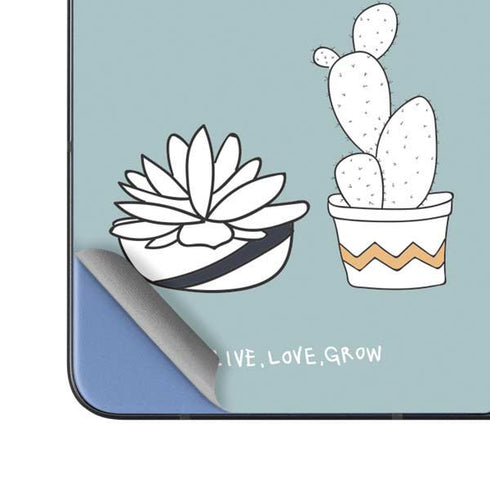 Succulent Sketch Galaxy Z Fold5 5G Skin