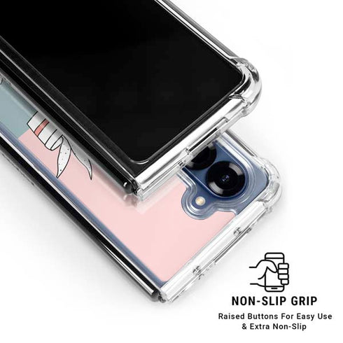 Succulent Sketch Galaxy Z Fold6 Clear Case