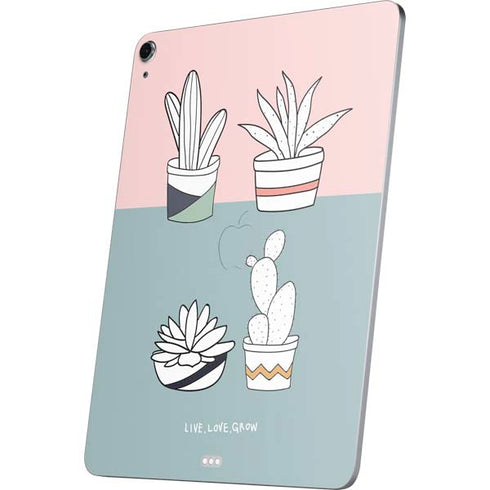 Succulent Sketch Apple iPad Air Skin