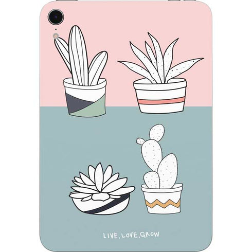 Succulent Sketch Apple iPad Mini Skin