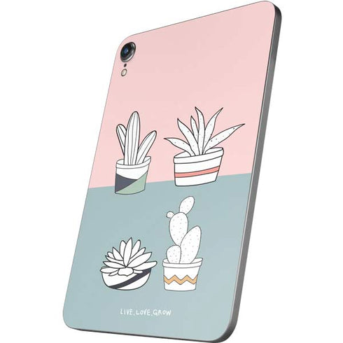 Succulent Sketch Apple iPad Mini Skin