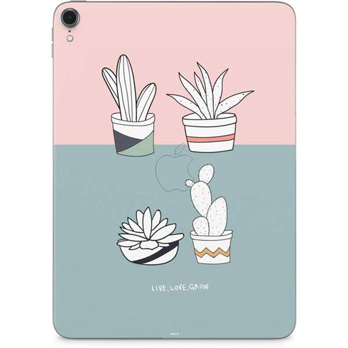 Succulent Sketch Apple iPad Pro Skin