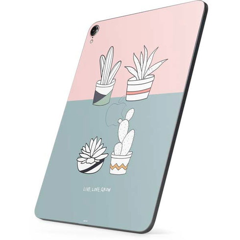 Succulent Sketch Apple iPad Pro Skin