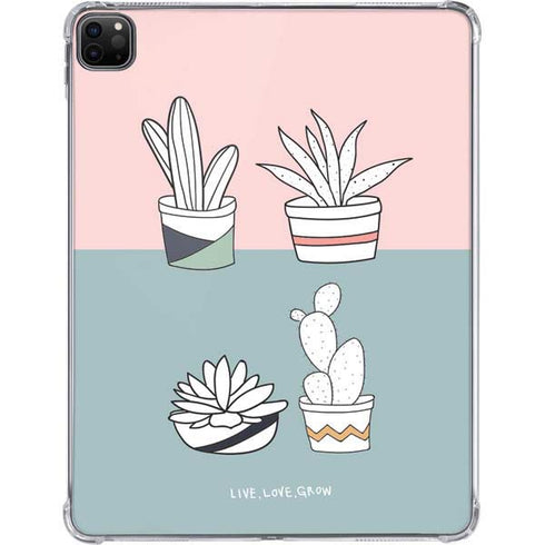 Succulent Sketch iPad Pro 11in (2024) Clear Case