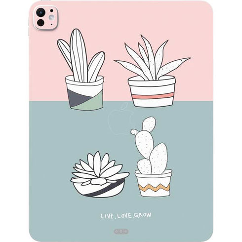 Succulent Sketch iPad Pro 13in M4 (2024) Skin