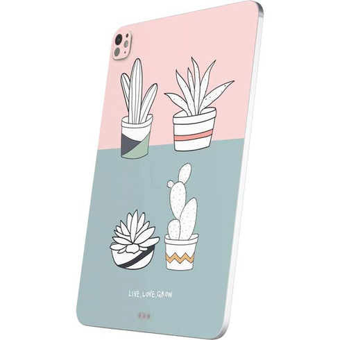 Succulent Sketch iPad Pro 13in M4 (2024) Skin