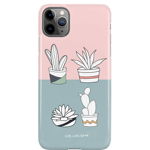 Succulent Sketch iPhone Cases