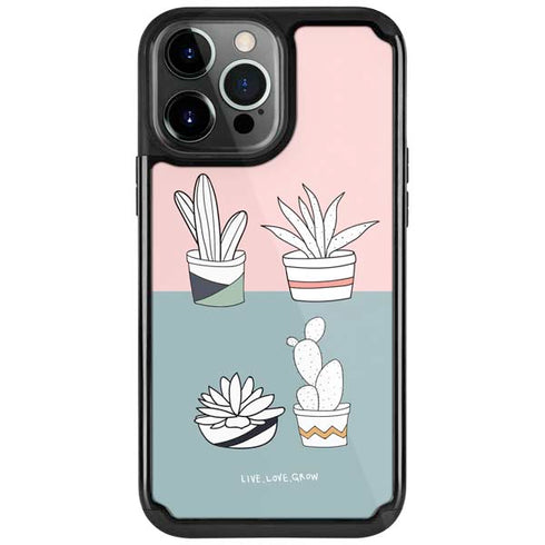 Succulent Sketch iPhone Cases