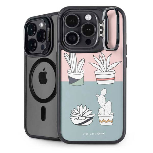 Succulent Sketch iPhone 14 Pro Max Kickstand Case