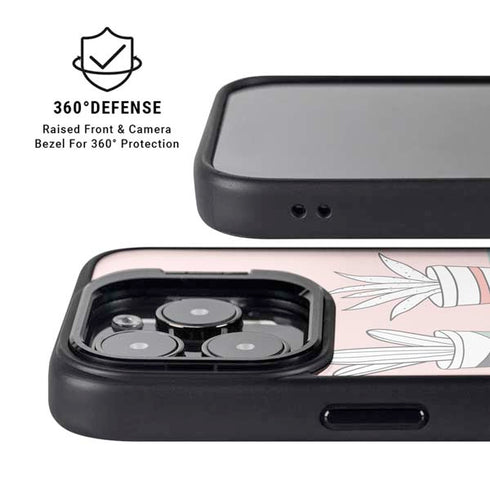 Succulent Sketch iPhone 14 Pro Max Kickstand Case