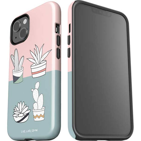 Succulent Sketch iPhone 15 Impact Case