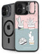 Succulent Sketch iPhone 16 Plus Kickstand Case