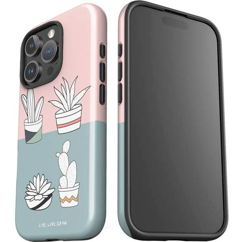 Succulent Sketch iPhone 16 Pro Impact Case