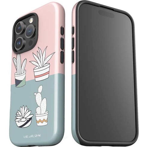 Succulent Sketch iPhone 16 Pro Max Impact Case