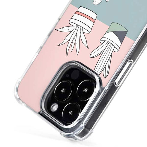 Succulent Sketch iPhone 16 Pro Max MagSafe Case