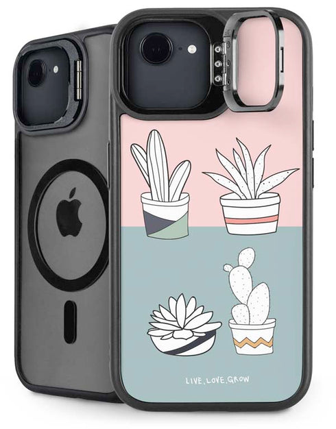 Succulent Sketch iPhone 16e Kickstand Case