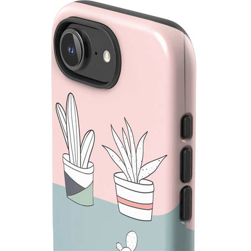 Succulent Sketch iPhone 16e Impact Case