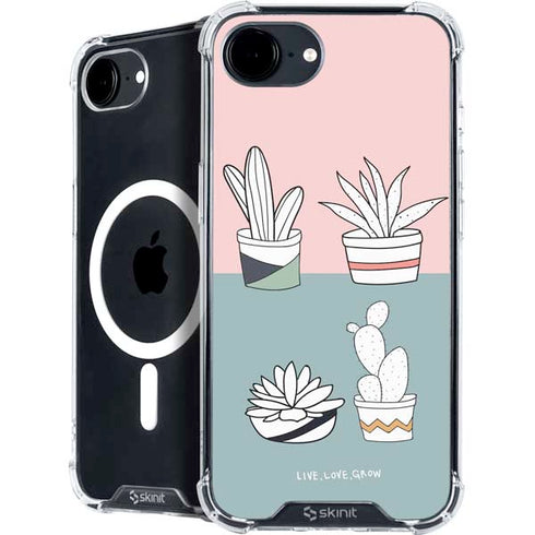Succulent Sketch iPhone 16e MagSafe Case