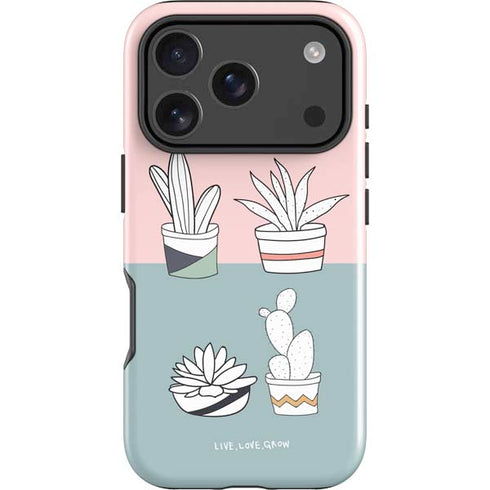 Succulent Sketch iPhone 18 Pro Impact Case
