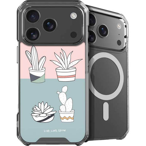 Succulent Sketch iPhone 18 Pro MagSafe Case