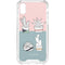 Succulent Sketch iPhone XS Clear Case