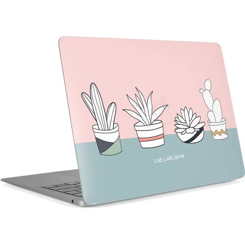 Succulent Sketch Apple MacBook Air Skin