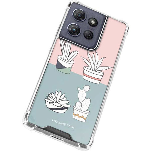 Succulent Sketch Moto G 5G (2025) Clear Case