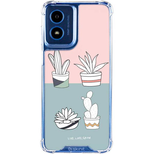 Succulent Sketch Moto G 5G (2024) Clear Case
