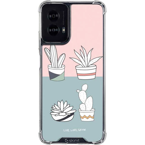 Succulent Sketch Moto G Power 5G (2024) Clear Case